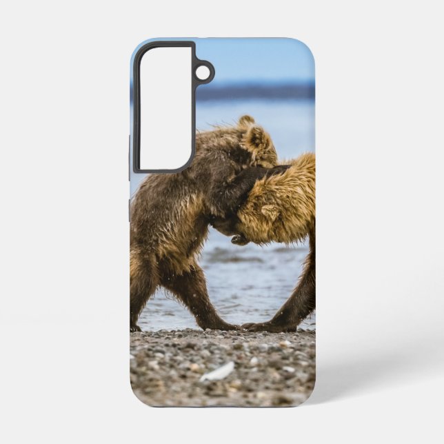 Coque Samsung Galaxy Ours bruns côtiers (Verso)