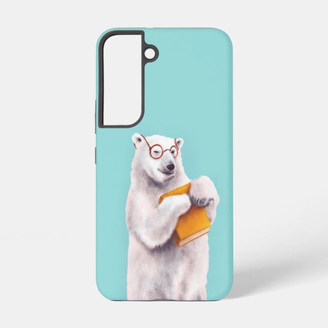 Coque Samsung Galaxy Ours Polaire Lover - animal Geek mignon (Verso)
