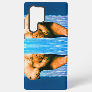 Coque Samsung Galaxy Ours polaire mère vintage USA Alaska