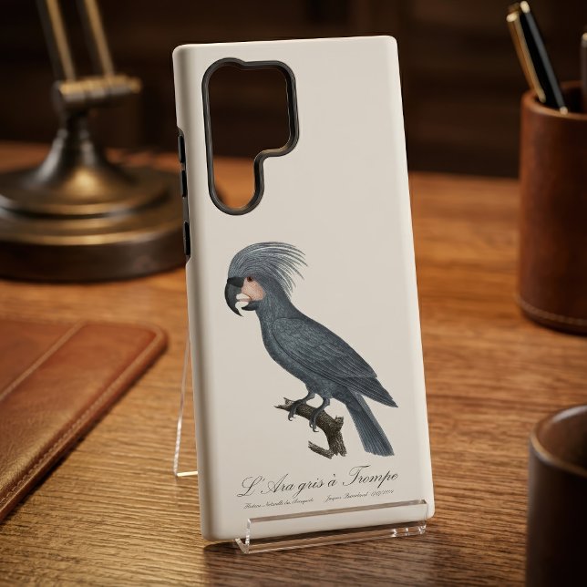 Coque Samsung Galaxy Palmiste noir, Probosciger aterrimus (Great Black Palm Cockatoo, Probosciger aterrimus. Case)