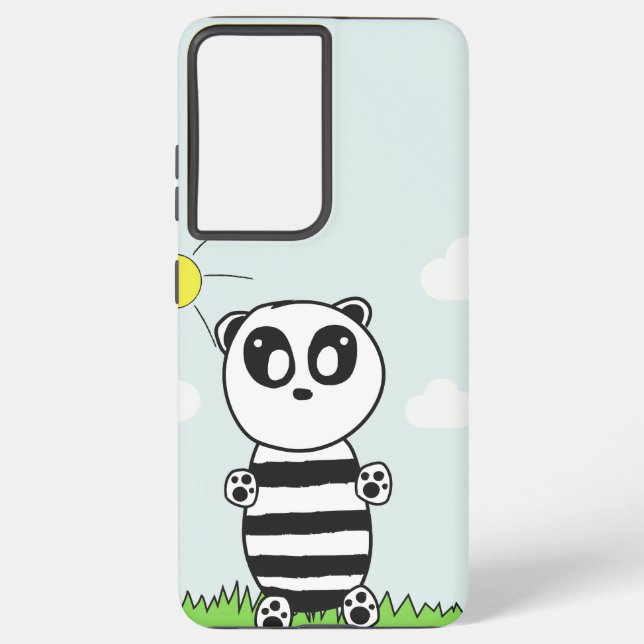 Coque Samsung Galaxy Panda Kids (Verso)