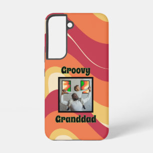 Coque Samsung Galaxy "Papi Groovy" Photo à vague rétro aux tons chauds