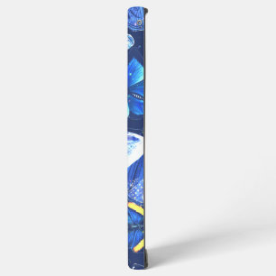 Coque Samsung Galaxy Papillon Bleu Rêveur Esthétique Céleste Sombre