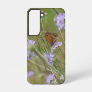 Coque Samsung Galaxy Papillon et fleurs