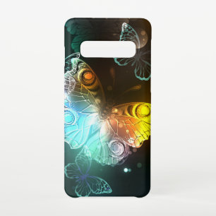 Coque Samsung Galaxy S10 Papillon lumineux et papillons de nuit