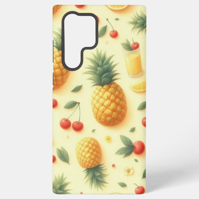 Coque Samsung Galaxy Parade des Ananas (Verso)