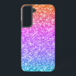 Coque Samsung Galaxy Parties scintillant colorée Faux Texture Imprimer<br><div class="desc">Image d'une texture de parties scintillant colorée avec dégradé rose,  violet,  bleu et orange</div>