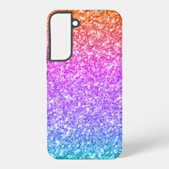 Coque Samsung Galaxy Parties scintillant colorée Faux Texture Imprimer (Verso)
