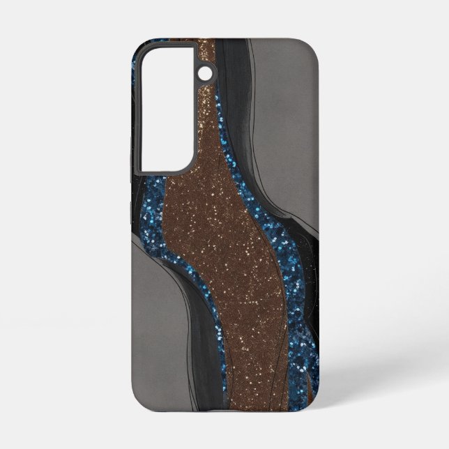 Coque Samsung Galaxy Parties scintillant géographique Abstraite (Verso)