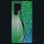 Coque Samsung Galaxy Parties scintillant look Bright Green Blue Nom per<br><div class="desc">Le design est une photo et les coques ne sont pas faits avec de la parties scintillant, des paillettes, des métaux ou des bois. Cette conception est également disponible sur d'autres modèles de téléphone. Choisissez Type de périphérique pour voir d'autres iPhone, Samsung Galaxy ou coques Google. Certains styles peuvent être...</div>