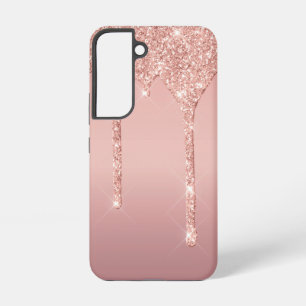Coque Samsung Galaxy Parties scintillant rose Gold Blush