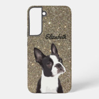 Parties scintillant Sparkle Boston Terrier Chien m
