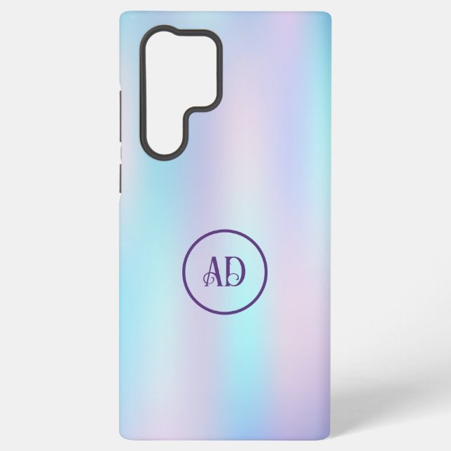 Coque Samsung Galaxy Pastel Colours Abstrait Arrière - plan d'iridescen (Verso)