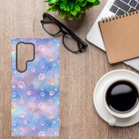 Pastel Galaxy Empreintes de pattes - Cute Cosmic P