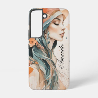 Coque Samsung Galaxy Pastel Lady