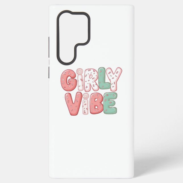 Coque Samsung Galaxy Pastel Pink and Teal Girly Aesthetic (Verso)