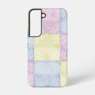 Coque Samsung Galaxy Patchwork coloré Pastels