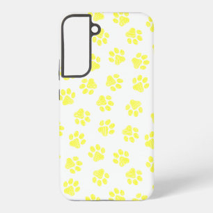 Coque Samsung Galaxy Patrouilles de Doodle, Paws de Chien, Paws Jaunes