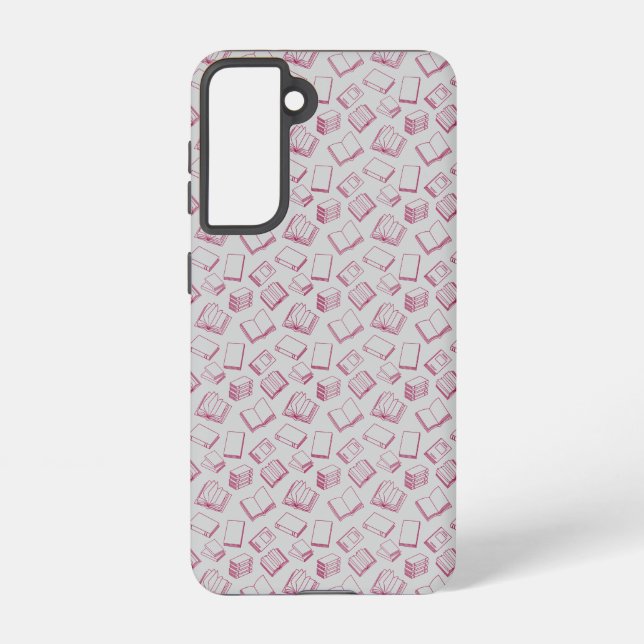 Coque Samsung Galaxy Pattern of books (Verso)