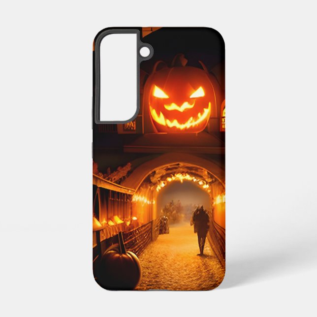 Coque Samsung Galaxy Paysage d'Halloween cinq (Verso)