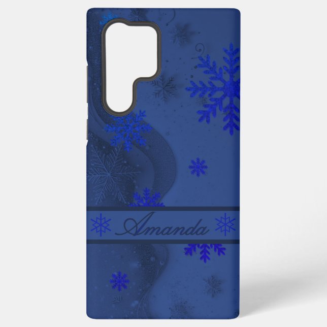Coque Samsung Galaxy Paysage d'hiver enchanté (Verso)