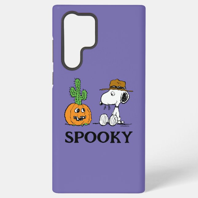 Coque Samsung Galaxy Peanuts | L'Halloween du désert de Spike (Verso)