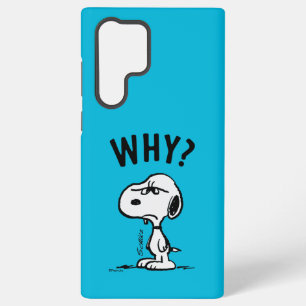 Coque Samsung Galaxy Peanuts Snoopy se demande pourquoi?