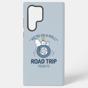 Coque Samsung Galaxy Peanuts Snoopy & Woodstock en road trip