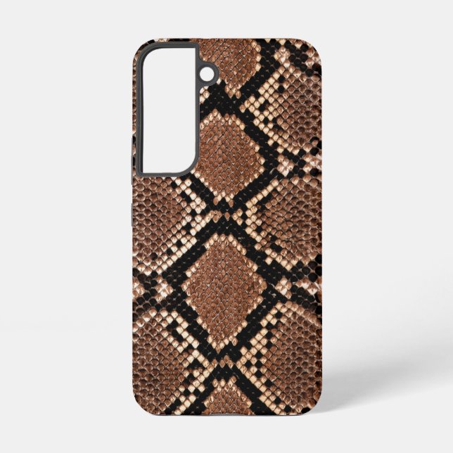 Coque Samsung Galaxy Peau de Crotale Diamondback Occidental (Verso)
