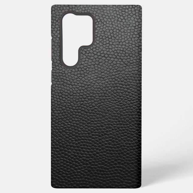 Coque Samsung Galaxy Peau de serpent noire (Verso)