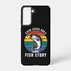 Coque Samsung Galaxy Pêche Même Jésus avait une histoire de poisson Bas