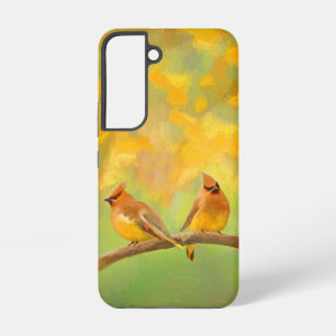 Coque Samsung Galaxy Peinture à cire de cèdre - jolie art original chie