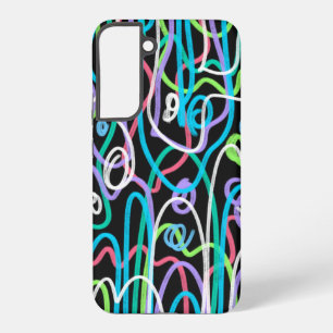 Coque Samsung Galaxy Peinture Abstraite de néon