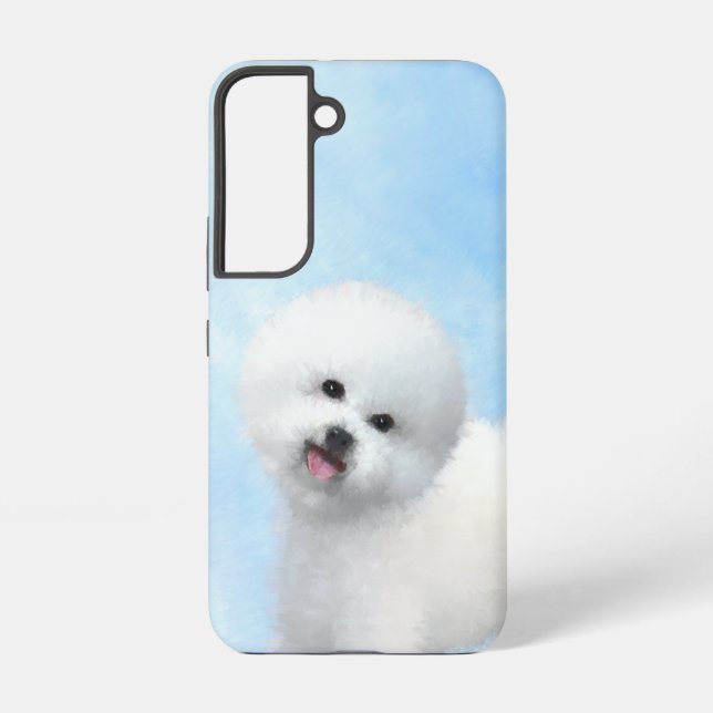 Coque Samsung Galaxy Peinture Bichon Frise - Cute Original Chien Art (Verso)