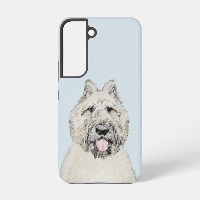 Coque Samsung Galaxy Peinture de Bouvier des Flandres - Art original de (Verso)
