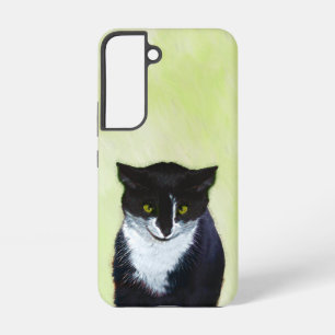 Coque Samsung Galaxy Peinture de chat Tuxedo - Cute Original Cat Art