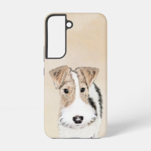Coque Samsung Galaxy Peinture de Fox Terrier à poil dur - Art original 