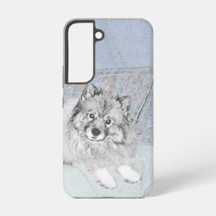 Coque Samsung Galaxy Peinture de Keeshond Beth - Art de chien original