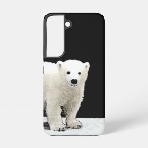 Coque Samsung Galaxy Peinture de l'ours polaire - Art original de la fa