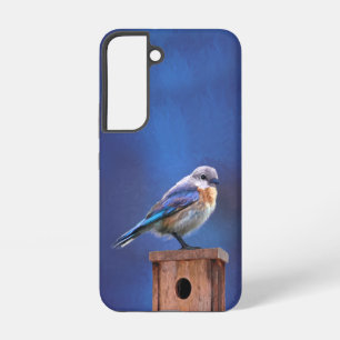 Coque Samsung Galaxy Peinture de Merlebleu (femelle) - Art original d'o