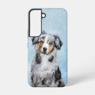 Coque Samsung Galaxy Peinture de Miniature American Shepherd - Art Cani