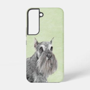 Coque Samsung Galaxy Peinture de Schnauzer (géant, standard) - Art cani