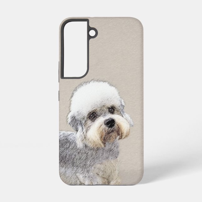 Coque Samsung Galaxy Peinture de Terrier Dandie Dinmont Art Original de (Verso)