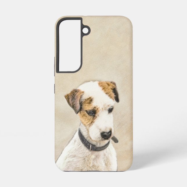 Coque Samsung Galaxy Peinture de Terrier de Parson Jack Russell - Art C (Verso)
