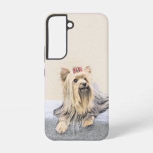 Coque Samsung Galaxy Peinture de Yorkshire Terrier - Art original de ch