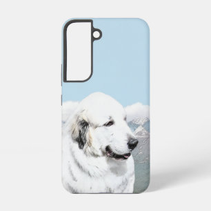 Coque Samsung Galaxy Peinture des Grandes Pyrénées - Art original de ch