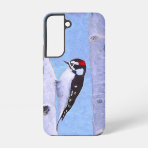 Coque Samsung Galaxy Peinture Downy Woodpecker - Art original pour oise