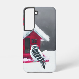 Coque Samsung Galaxy Peinture Downy Woodpecker - Art original pour oise