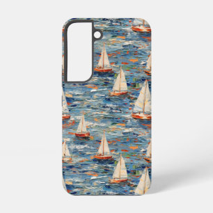 Coque Samsung Galaxy Peinture Elégante en voilier - Esthétique Nautique