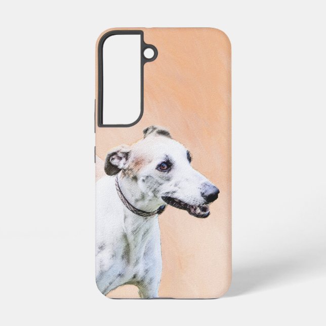 Coque Samsung Galaxy Peinture Greyhound - Cute Original Chien Art (Verso)